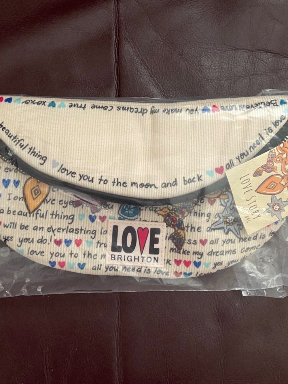 Brighton Love Story Belt Bag/Fanny Pack NWT